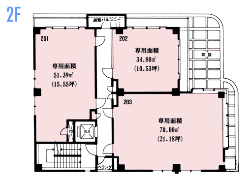 2F フロアー図