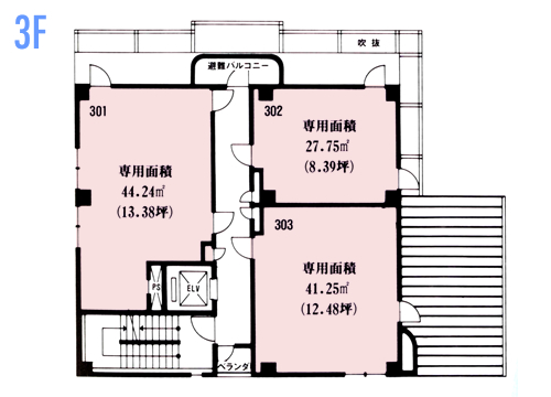 3F フロアー図