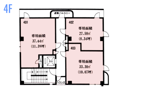 4F フロアー図