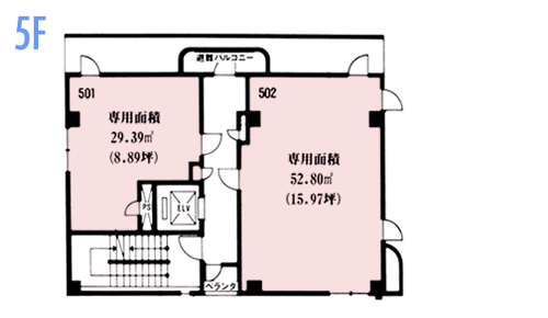 5F フロアー図